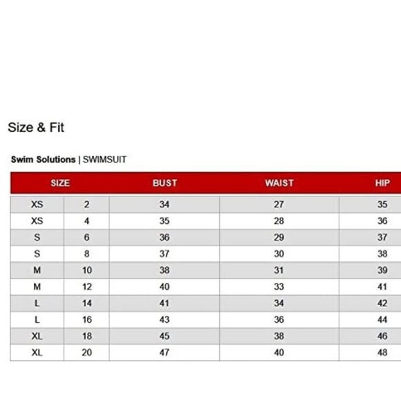 Swim Solutions Tummy ConTrol Tankini Top - Picture 2 of 7